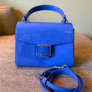 Kate Spade Shiny Blue Satchel